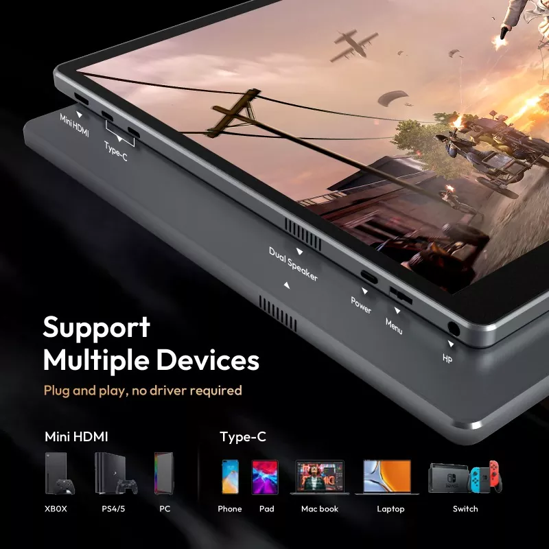 چرا باید یک مانیتور قابل حمل 16 اینچی 1200P را برای کار و سفر انتخاب کنید؟